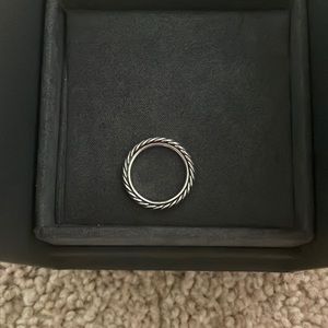 LIKE NEW David Yurman Cable Collectibles stack ring in sterling silver